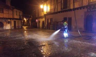 limpieza barrio de san lorenzo