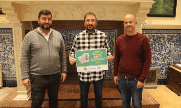 Entrega de la Recaudación vasos reutilizables