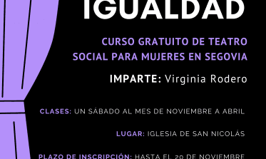 cartel teatro igualdad
