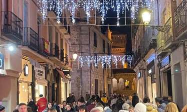 Calle Real en el puente de diciembre