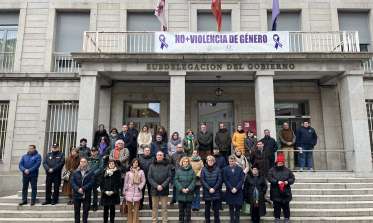 Concentración en repulsa en rechazo a la Violencia de Género, y en memoria de la mujer y su hija de 8 años, asesinadas en Valladolid