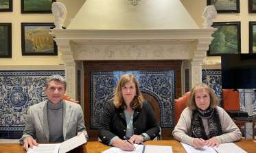 Firma de convenio de Colaboración entre el Ayuntamiento de Segovia y la Asociación de Caridad San Vicente de Paul