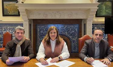 Firma convenio Hontoria