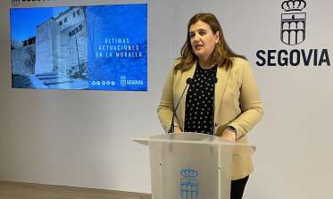 Rueda de prensa de las Actuaciones en La Muralla de Segovia