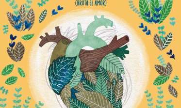Cartel de la exposición “Siembre brota el amor”, de Tamara Sastre