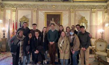Recepción de estudiantes americanos