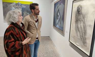 Exposición Margarita Pamies presenta en La Alhóndiga ‘Huellas del pensamiento’