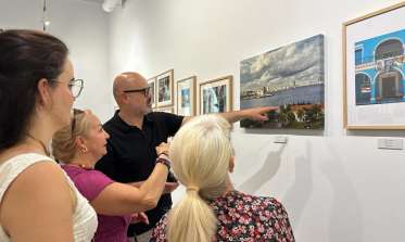 Inauguración de la expo Tres miradas Cuba