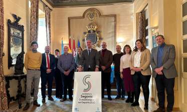 Presentación logo Segovia Ciudad Europea del Deporte