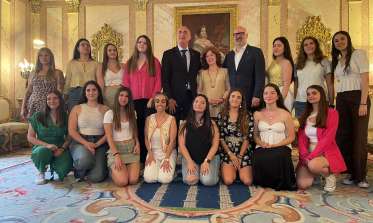 Representantes de los barrios en las fiestas 2024