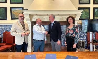 Firma del convenio de colaboración con Suministros Odín para apoyar el 49 MUSEG - Festival de Música de Segovia