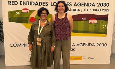 La concejala de Hacienda, Rosalía Serrano con la técnico de Fondos Europeos, Estrella Michel