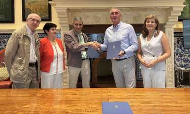 Firma del convenio de colaboración con la Asociación Andrés Laguna