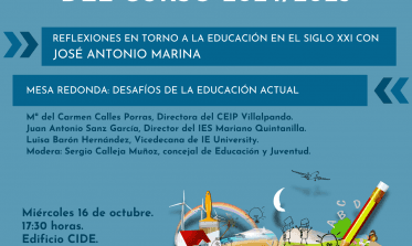 Cartel charla José Antonio Marina