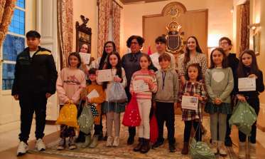 Entrega de premios del concurso de dibujo “Segovia ciudad europea”