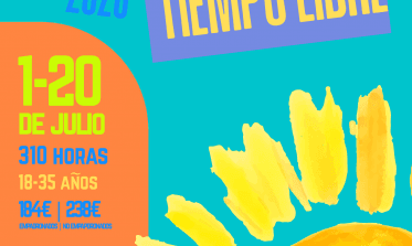 Cartel monitor tiempo libre