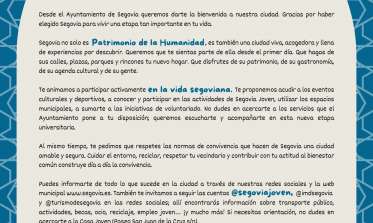 Carta de Bienvenida estudiantes