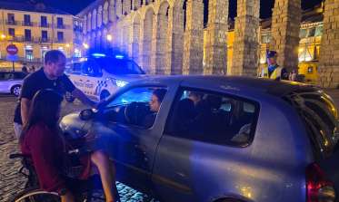 Control de alcoholemia con  la presencia de miembros de AESLEME