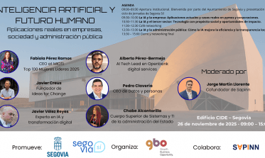 Cartel de la Jornada Inteligencia artificial y futuro humano