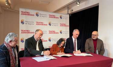Firma del convenio de los conciertos de año nuevo