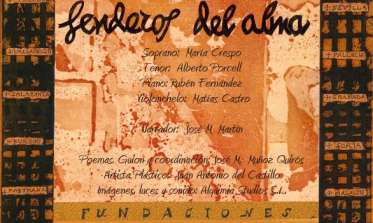 Cartel del recital poético-musical del convento de San José por su 452 aniversario
