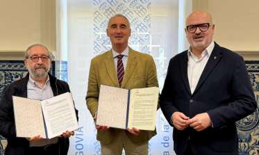 Firma convenio con la Asociación de Periodistas de Segovia y la Academia de Historia y Arte de San Quirce