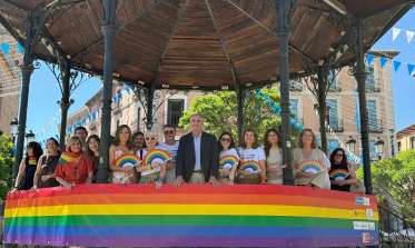 Celebración del Día del Orgullo LGTBI+ en la Plaza Mayor