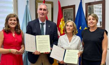 Firma del Convenio con la asociación Alzheimer
