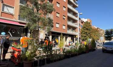 Parking Day convierte dos plazas de aparcamiento en jardines efímeros