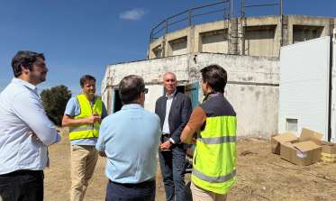 El Ayuntamiento instala una potabilizadora portátil junto al depósito de Revenga