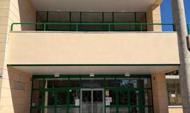 Entrada actual del Pabellón Pedro Delgado