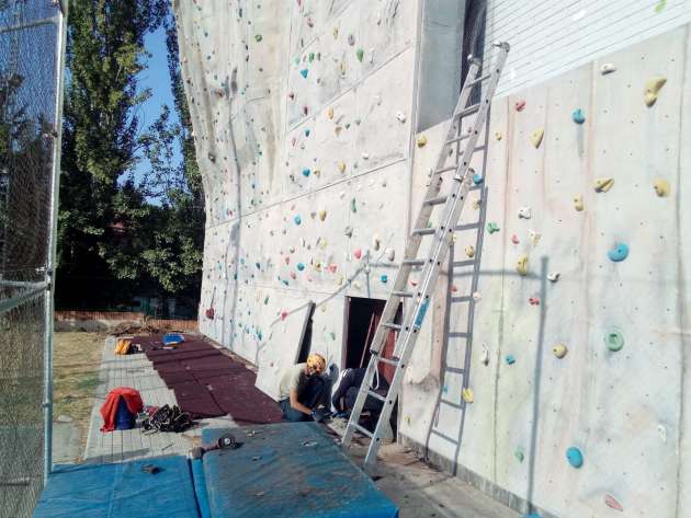 FOTO OBRA ROCODROMO