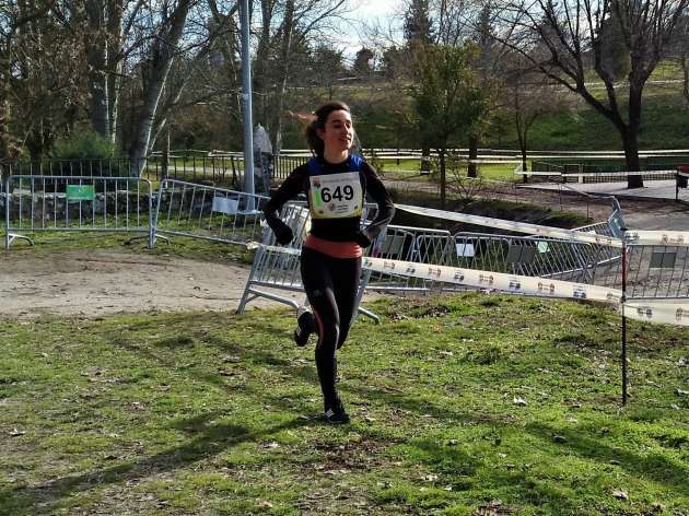 Claudia Corral en anterior competición de cross