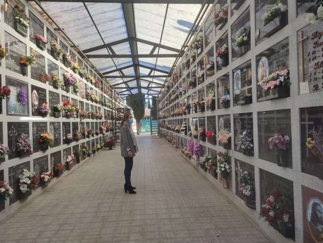 El Cementerio municipal de Segovia preparado para la celebración del Día de Todos los Santos