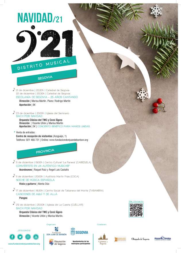  CARTEL Navidad 921 Distrito Musical