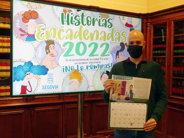 El Ayuntamiento de Segovia publica un nuevo calendario medioambiental con el lema 'Historias Encadenadas 2022’