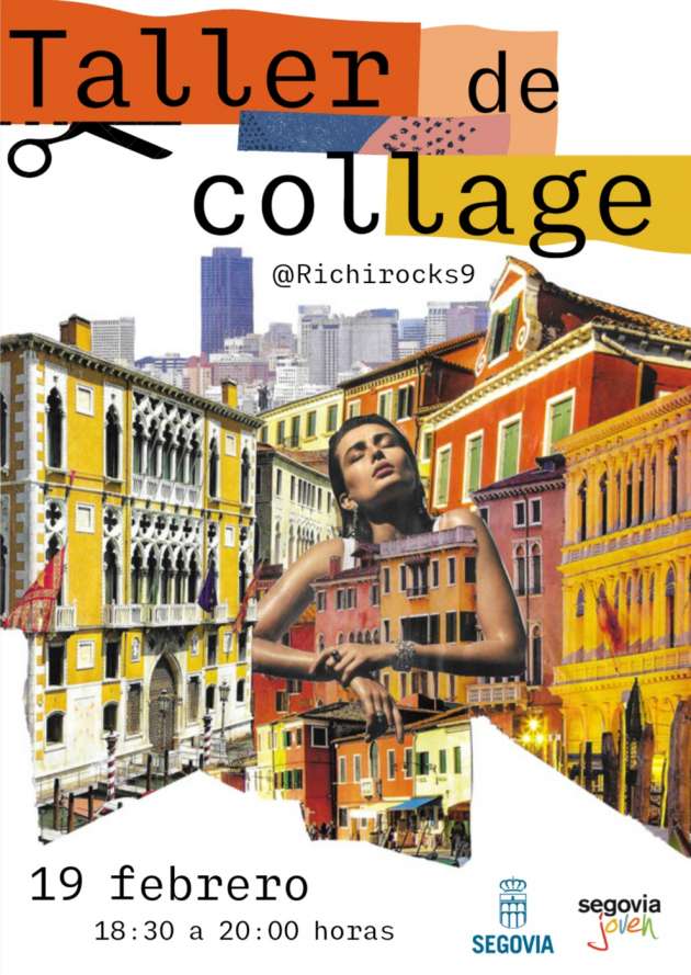 Taller de collage con Ricki Rocks