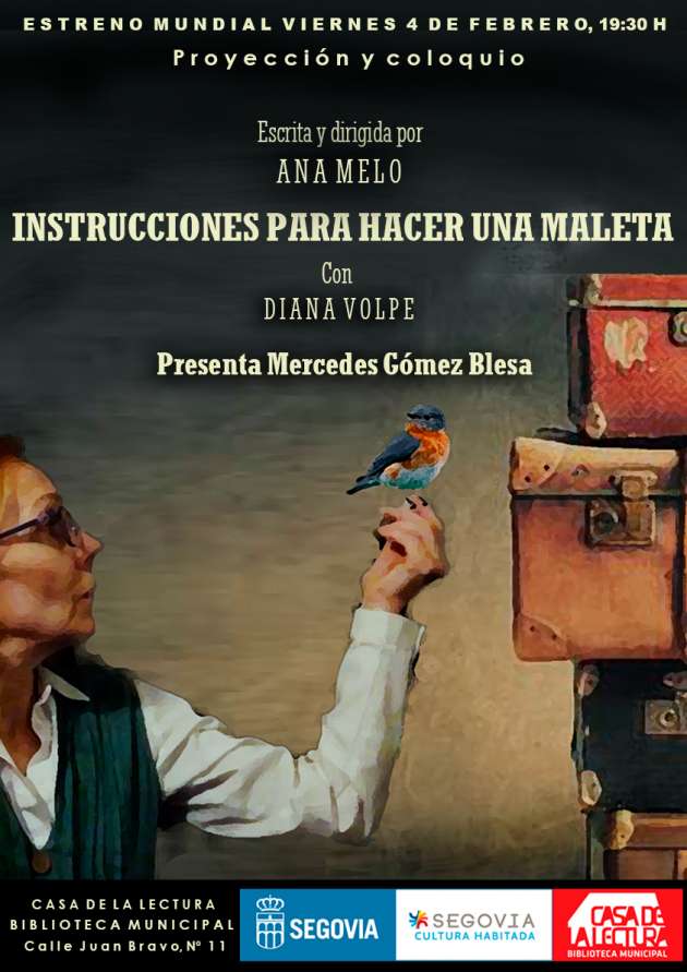 Cartel ‘Instrucciones para hacer una maleta"