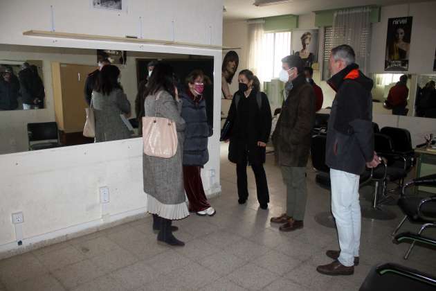 Visita para la ampliación de espacios para ASPACE