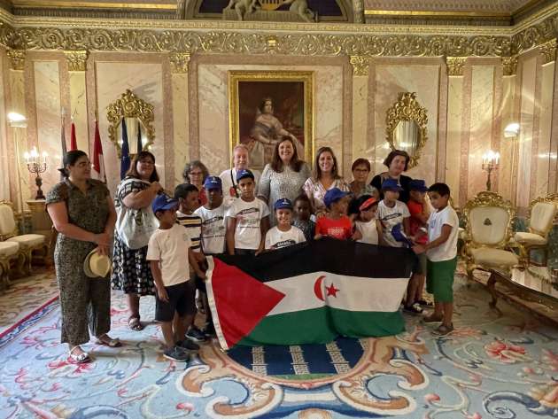 Recepción niños saharauis programa 'Vacaciones en Paz'