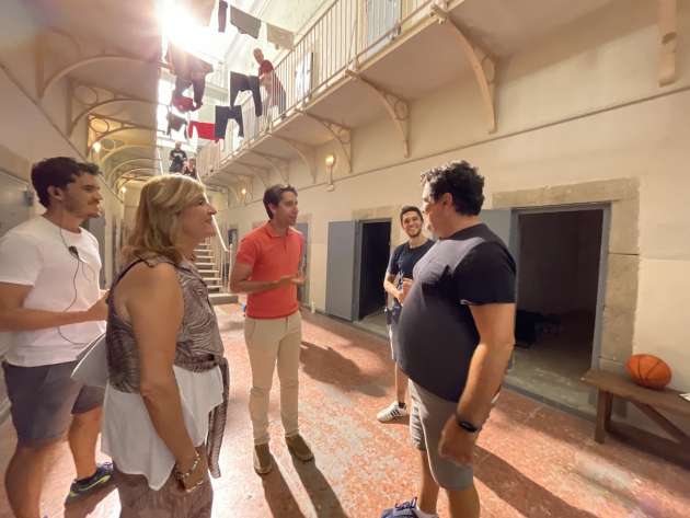 Visita al rodaje de 'Amar es para siempre' en La Cárcel_Segovia Centro de Creación