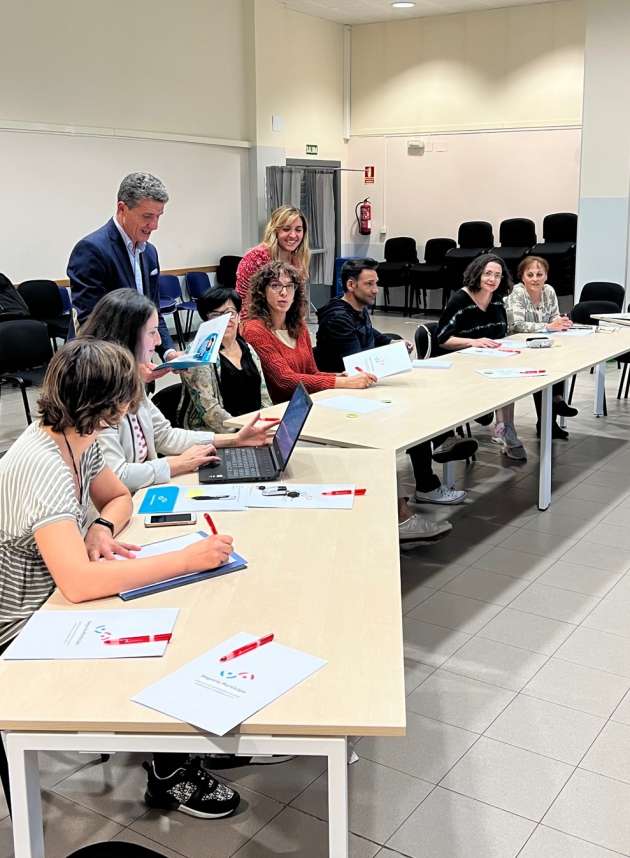 Visita aulas de Formación concejal Andrés Torquemada