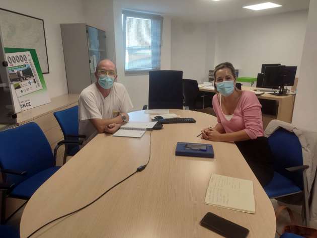 Reunión concejala Ana Peñalosa con gerente Hospital