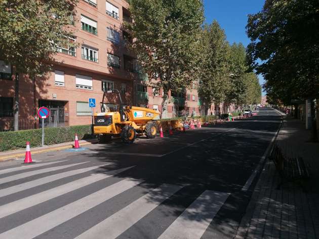  Obras renovación abastecimiento carretera de Villacastín