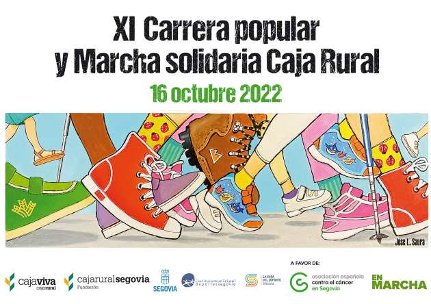 Cartel XI Carrera Fundación Caja Rural de Segovia