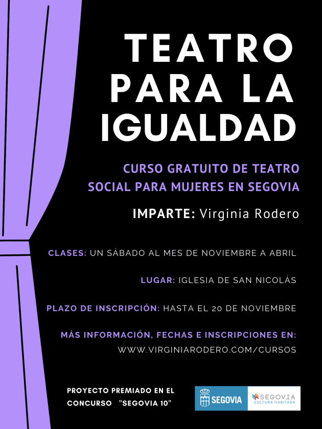 cartel teatro para la igualdad