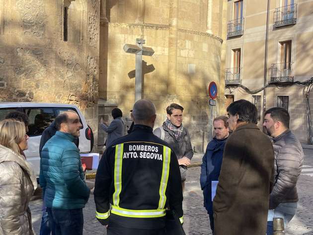 Reunión preparatoria de las obras del eje Catedral-Alcázar