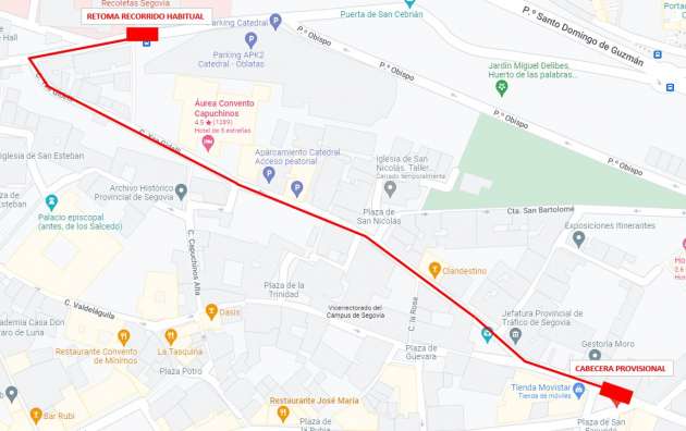 Nuevo recorrido linea 10