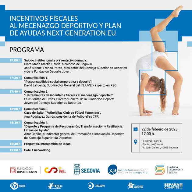 Programa Jornada Ayuntamiento y CSD en Segovia