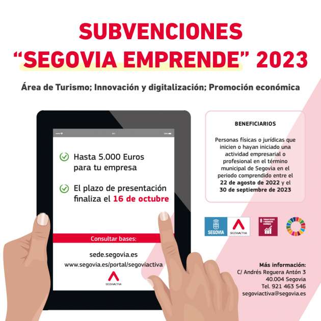 Cartel Subvenciones-Segovia-Emprende-2023